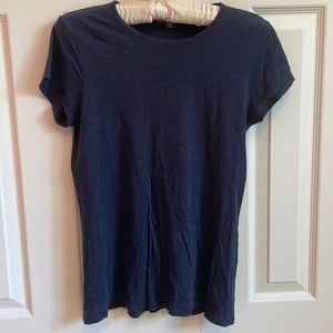 Vince navy short sleeve cotton T-shirt